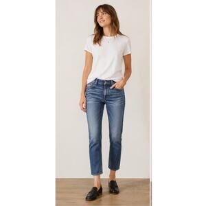 rag & bone Dre Jeans 29 Low Rise Slim Boyfriend Ankle Fit Blue Denim